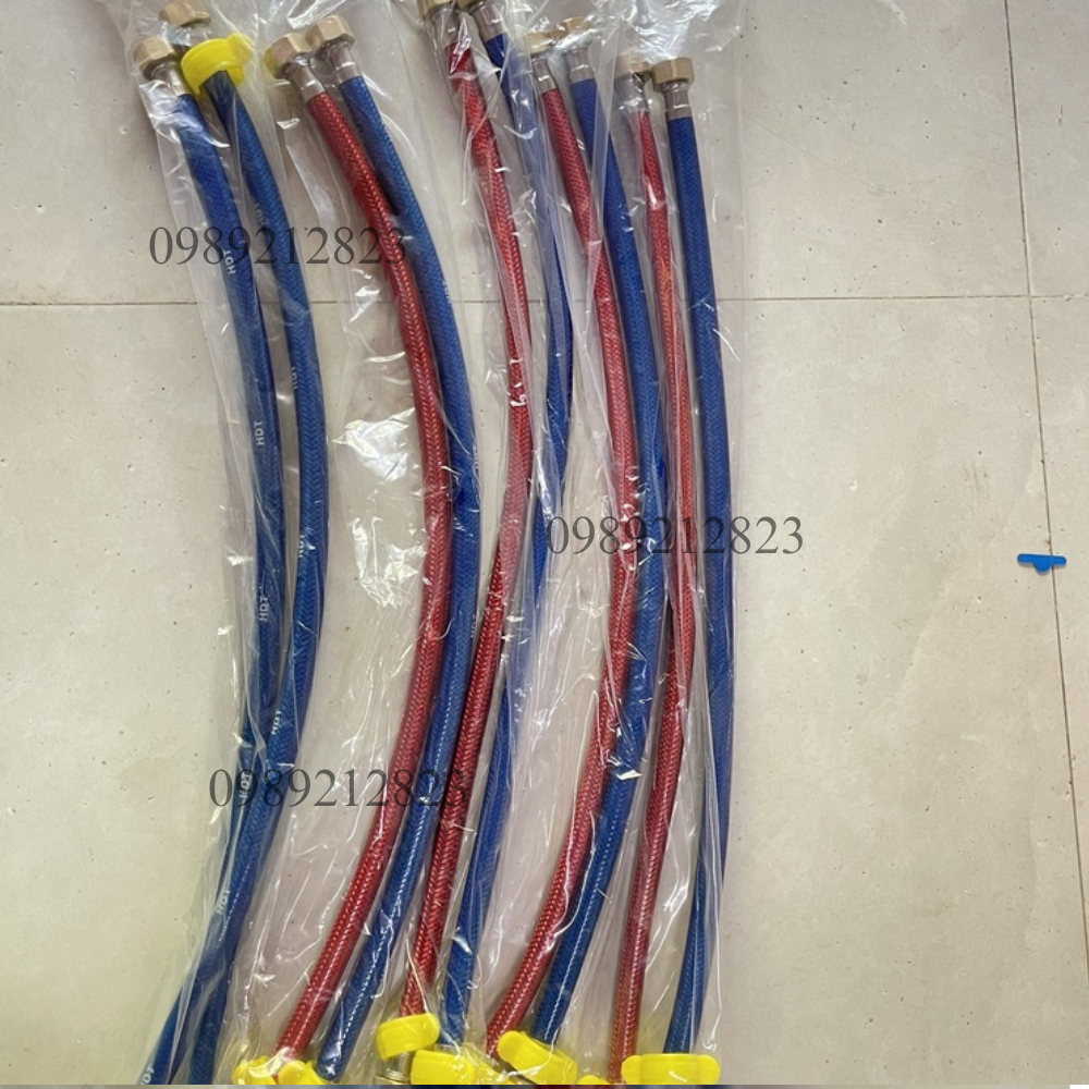 Dây Cấp Nước NOVA 3 Lớp Bọc Ốc Đồng Nóng Lạnh 40CM-60CM