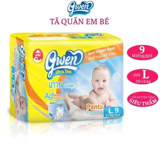 Tã quần Gwen size L 9 miếng 1 gói
