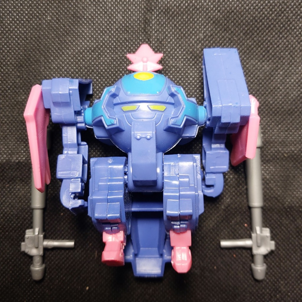 Đồ chơi Robo nho trái cây khớp động tay chân Fruity Robot Xanh tim 2011 5-13