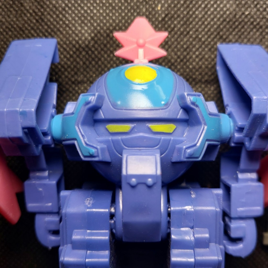 Đồ chơi Robo nho trái cây khớp động tay chân Fruity Robot Xanh tim 2011 5-13