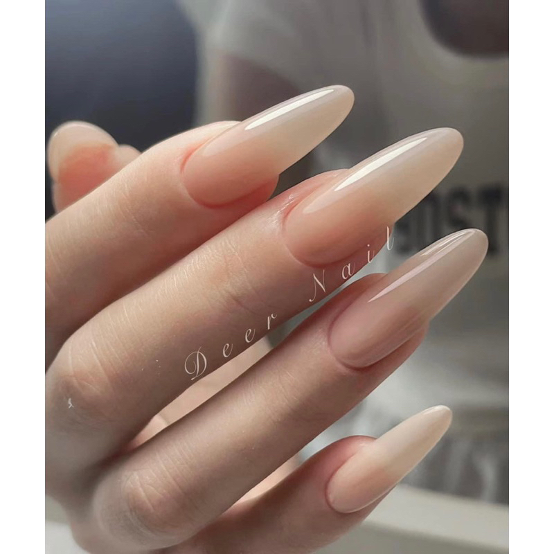 Sơn gel màu Thạch Nude da siêu hot XEIYAJI chai 15ml chất sơn đậm đặc đầu cọ bo tròn ôm móng