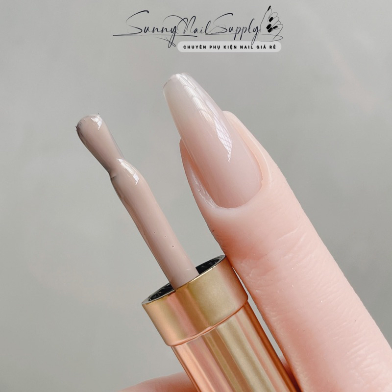 Sơn gel màu Thạch Nude da siêu hot XEIYAJI chai 15ml chất sơn đậm đặc đầu cọ bo tròn ôm móng