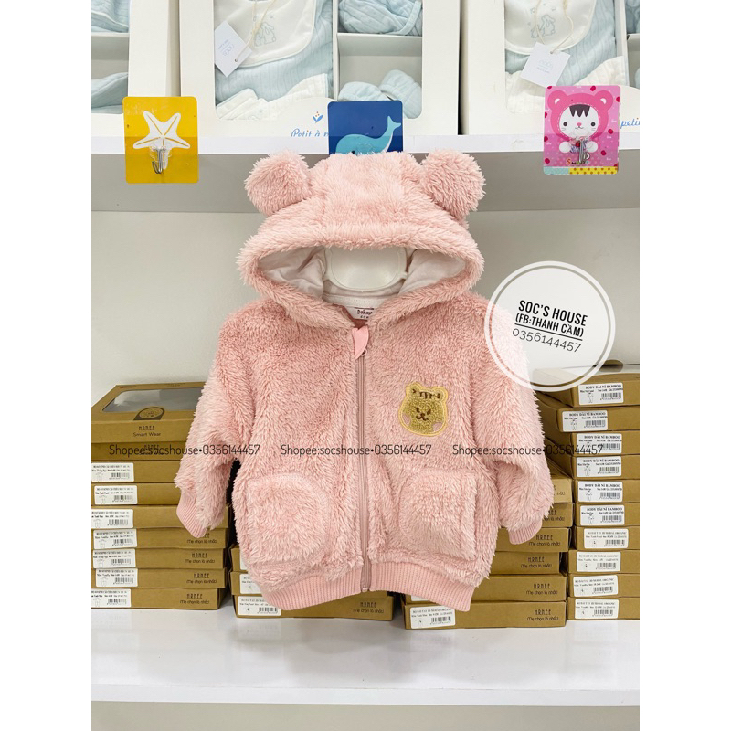 Áo khoác/Gile lông cừu cho bé từ 9m-3y