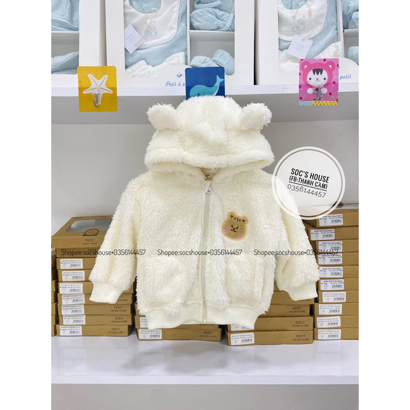 Áo khoác/Gile lông cừu cho bé từ 9m-3y