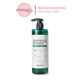 Sữa Tắm Sạch Mụn Lưng Some By Mi AHA-BHA-PHA 30 Days Miracle Acne Clear Body Cleanser 400ml