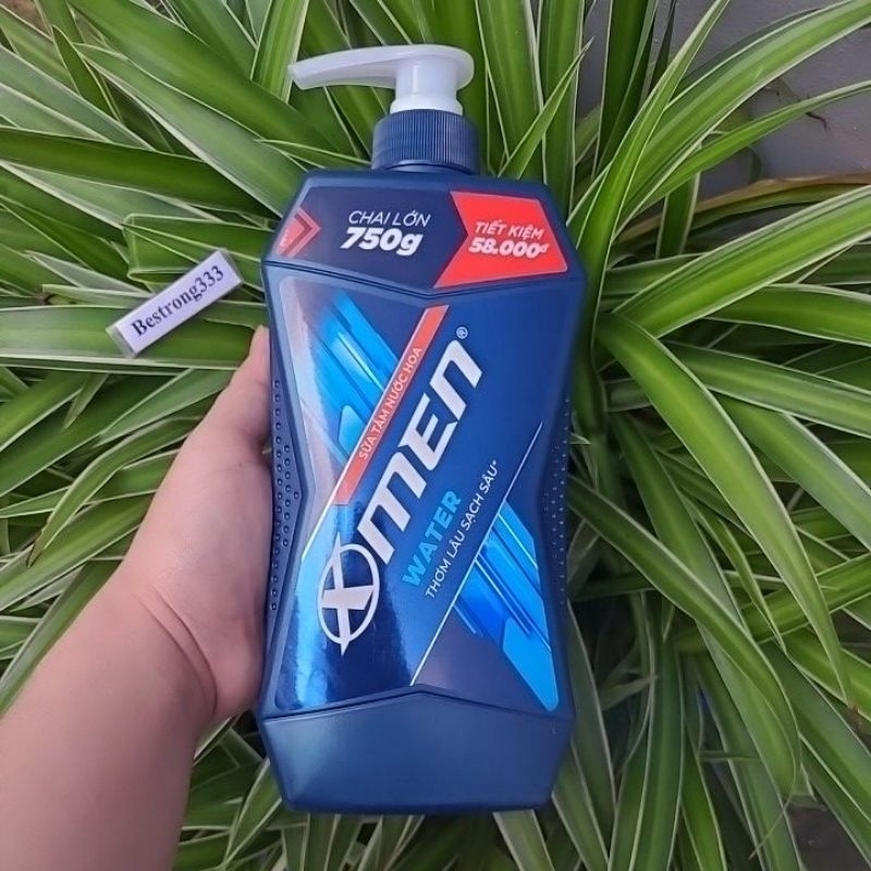 Sữa Tắm Nước Hoa Xmen Water Thơm Lâu Sạch Sâu 750g