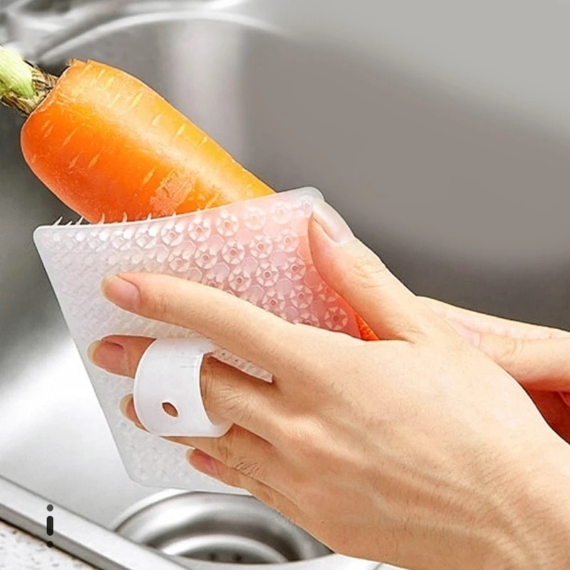 Bàn Chải Vệ Sinh Rau Củ Quả Đa Năng Tiện Lợi