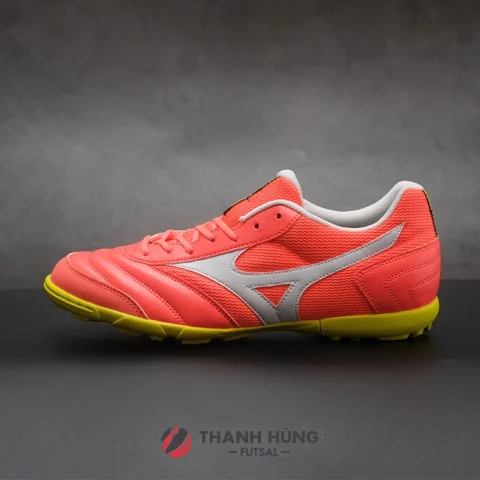 GIÀY ĐÁ BÓNG CHÍNH HÃNG MIZUNO MORELIA SALA CLUB TF - Q1GB230380 - CAM/TRẮNG