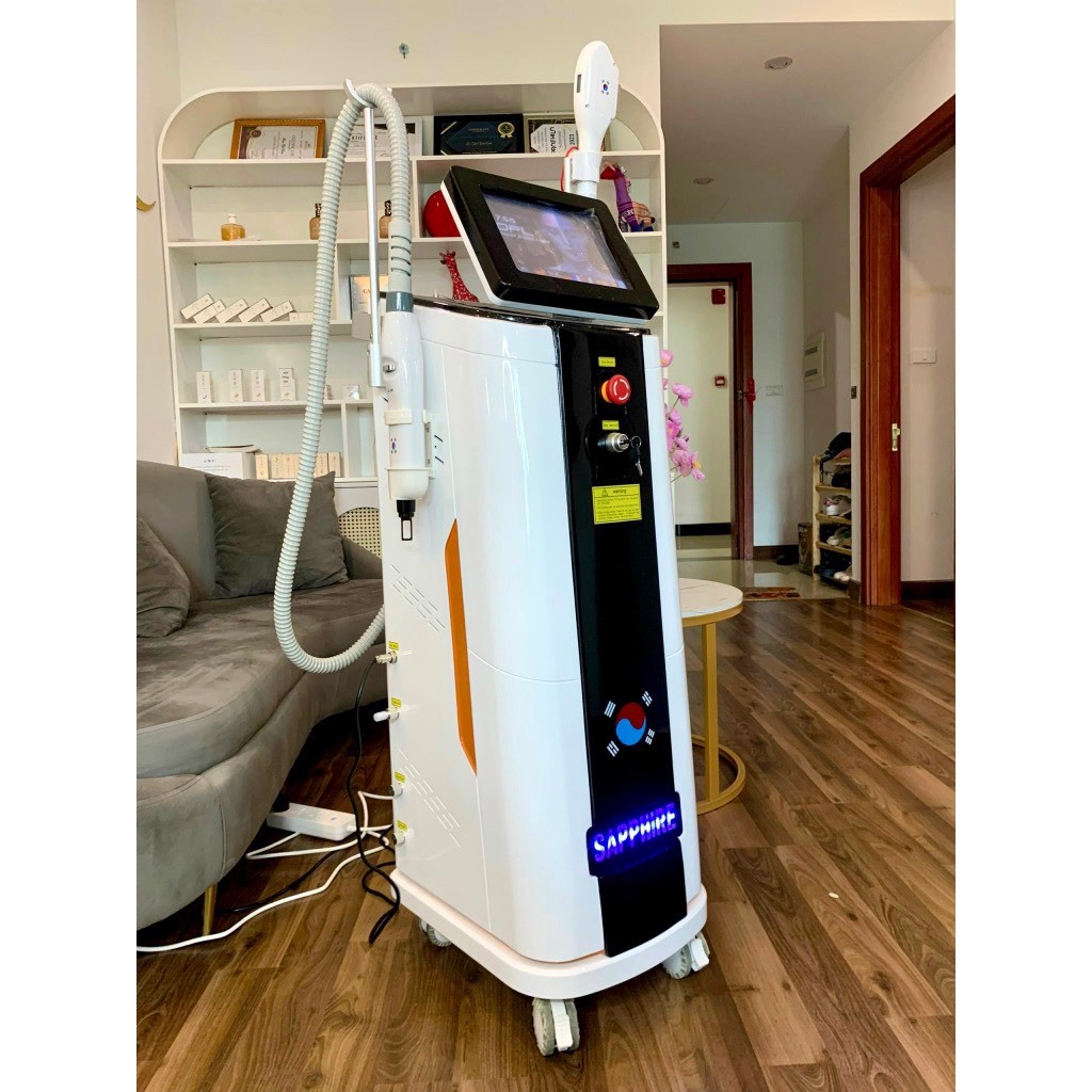 MÁY TRIỆT LÔNG & LASER 2IN1 SHAPHIRE 2023 Bảo Hành 18 Tháng