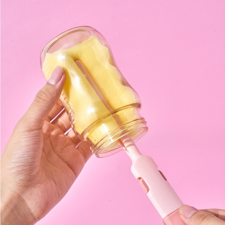 BỘ 4 MÓN DỤNG CỤ VỆ SINH BÌNH SỮA MINKBABY