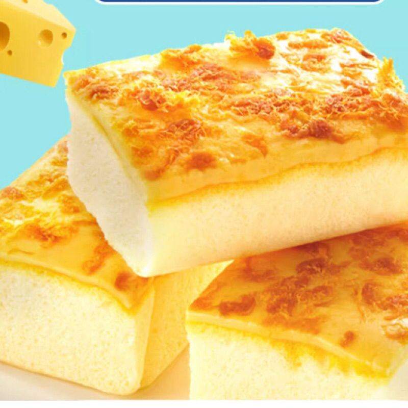 Bánh bông lan phô mai chà bông -bibizan