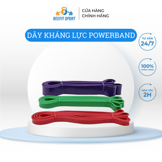 Dây Kháng Lực Dây Đàn Hồi Dây Cao Su Powerband Tập Toàn Thân Đa Năng Chính Hãng Reefit