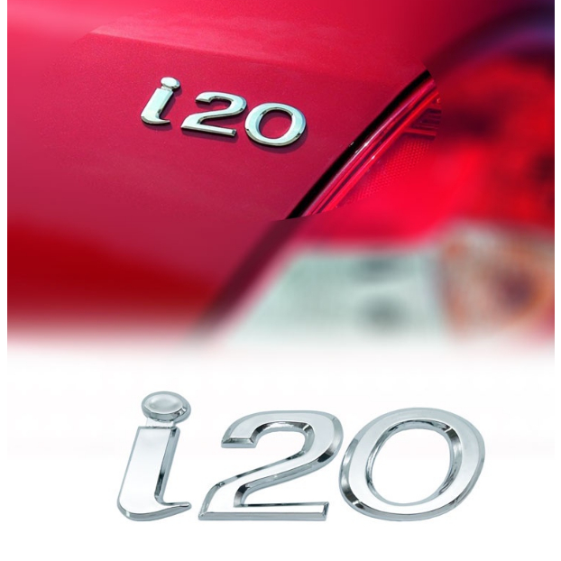 [Sỉ - Lẻ] Logo Chữ nổi I20 dùng dán phía sau xe Hyundai I20