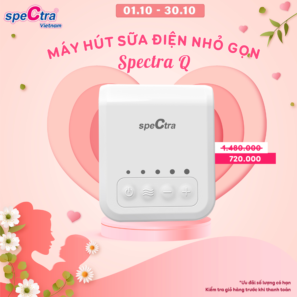 Máy Hút Sữa Điện Spectra Q Chính Hãng (Bảo hành 1 năm)