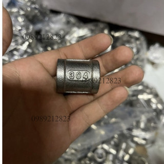 Măng sông inox 304 - Nối 2 đầu ren trong