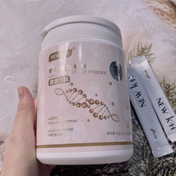 Collagen Peptide Elastin Hông Kong Thủy Phân Cao Cấp 16200mg Peptide + 1000mg Elastin - Trắng Da, Cấp Ẩm, Chống Lão Hóa