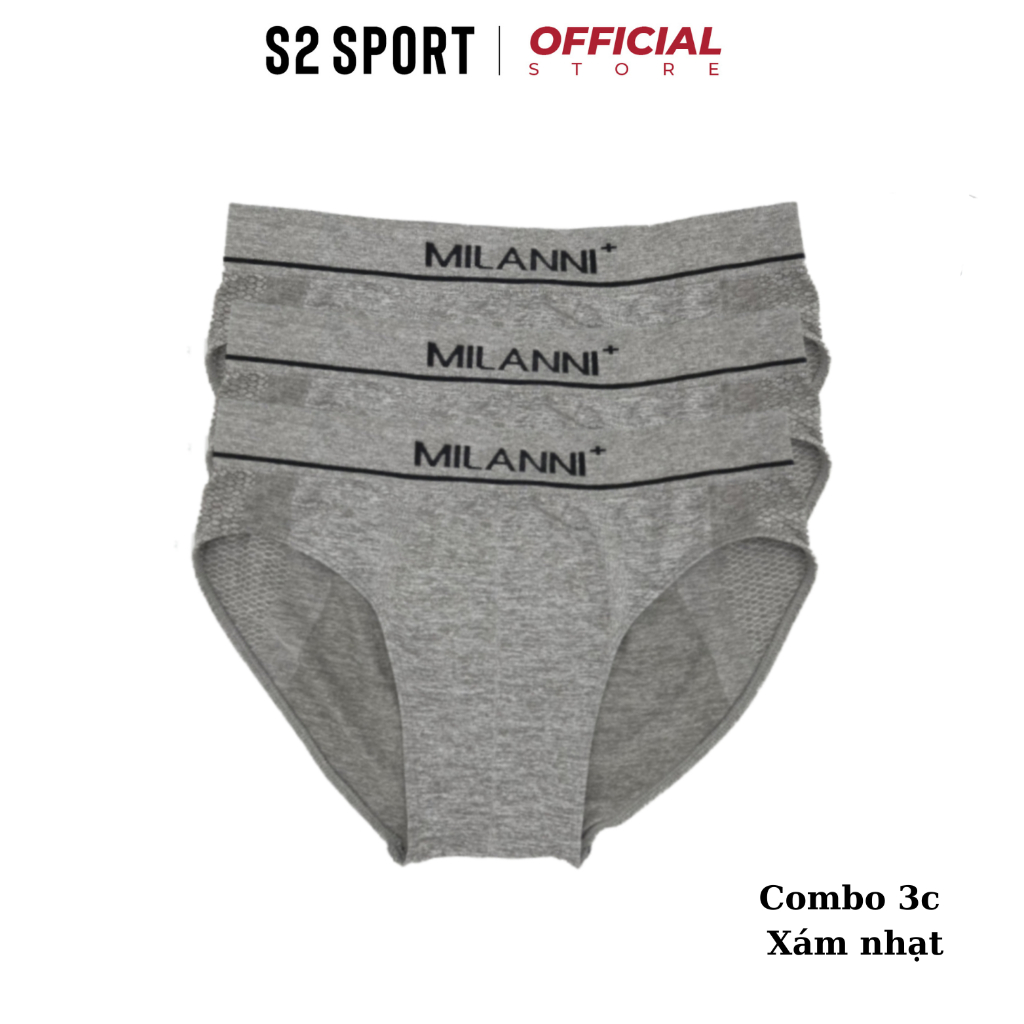 Combo 03 quần sịp nam tam giác S2 SPORT MBF01 logo dệt liền co giãn 4 chiều ôm khít mền mịn kháng khuẩn thấm hút tốt