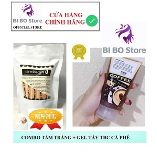Combo Tắm Dưỡng Cà Phê + Gel Kỳ Tế Bào Chết Cà Phê - Mẫu mới