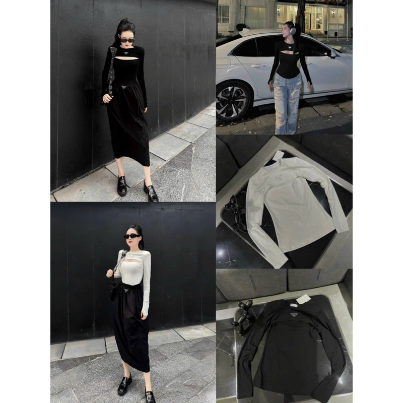 ÁO THUN TĂM ZIP ĐỆM VAI KHOÉT NGỰC PADA TAY DÀI MS11379