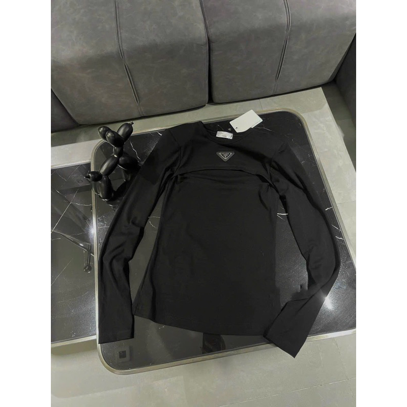 ÁO THUN TĂM ZIP ĐỆM VAI KHOÉT NGỰC PADA TAY DÀI MS11379