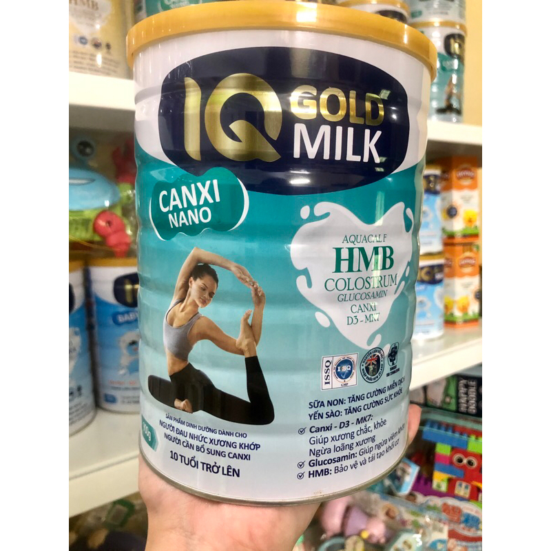 Sữa mát IQ Gold Milk Canxi Nano
