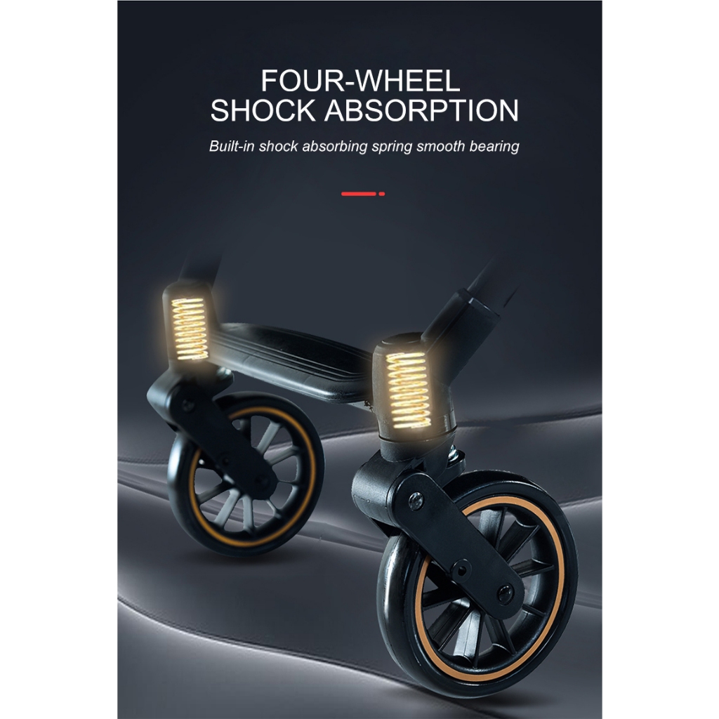 Xe đẩy du lịch gấp gọn cho bé BABY F188 từ sơ sinh đến 3 tuổi siêu gọn và nhẹ chỉ 5,7kg, thích hợp đi máy bay, siêu thị