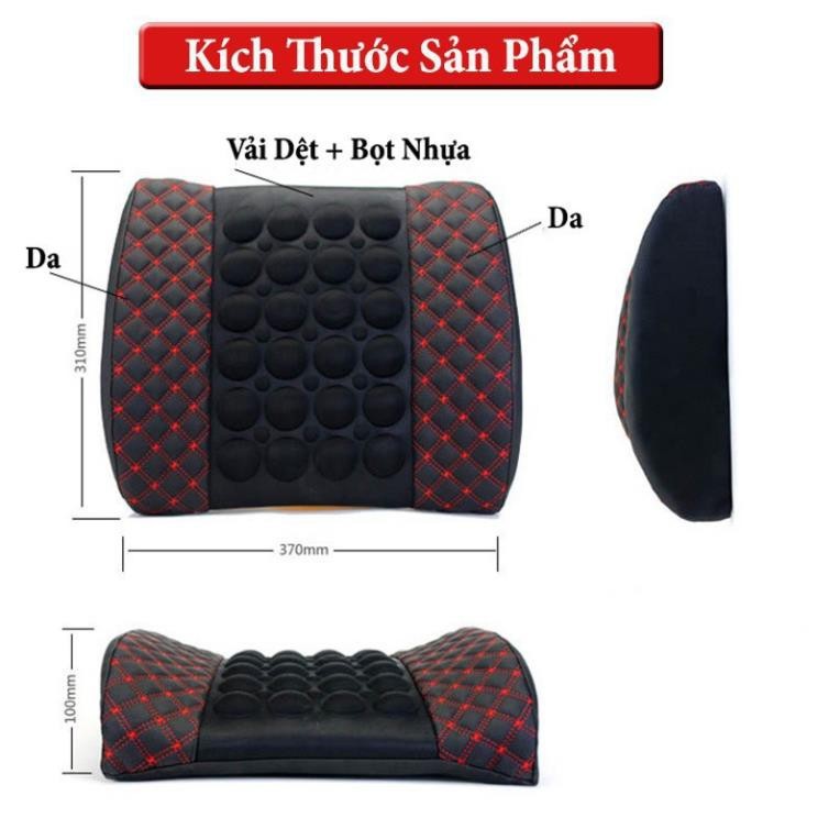 Đệm lưng massage trên ghế oto 12V - Đệm lưng massage trên ghế xe hơi