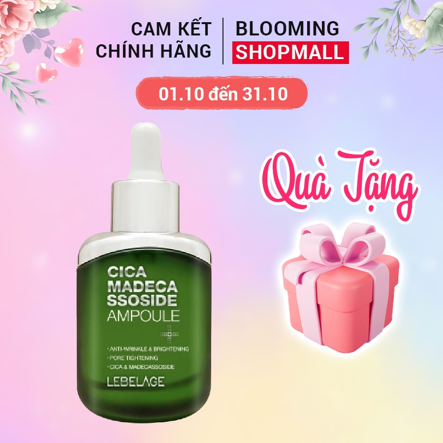 Tinh Chất Rau Má Hỗ Trợ Giảm Mụn Và Làm Dịu Dành Cho Da Nhạy Cảm Lebelage Cica Madecassoside Ampoule 35ml