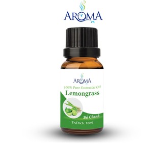 Tinh dầu Sả Chanh Aroma Lemongrass 10ml nguyên chất từ thiên nhiên, Tinh dầu xông phòng, thơm phòng, ngủ ngon, thư giãn