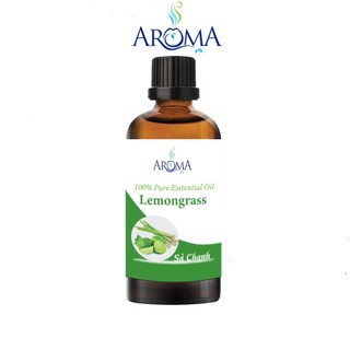 Tinh dầu Sả Chanh Aroma Lemongrass 100ml nguyên chất từ thiên nhiên, Tinh dầu xông phòng, thơm phòng, ngủ ngon, thư giãn