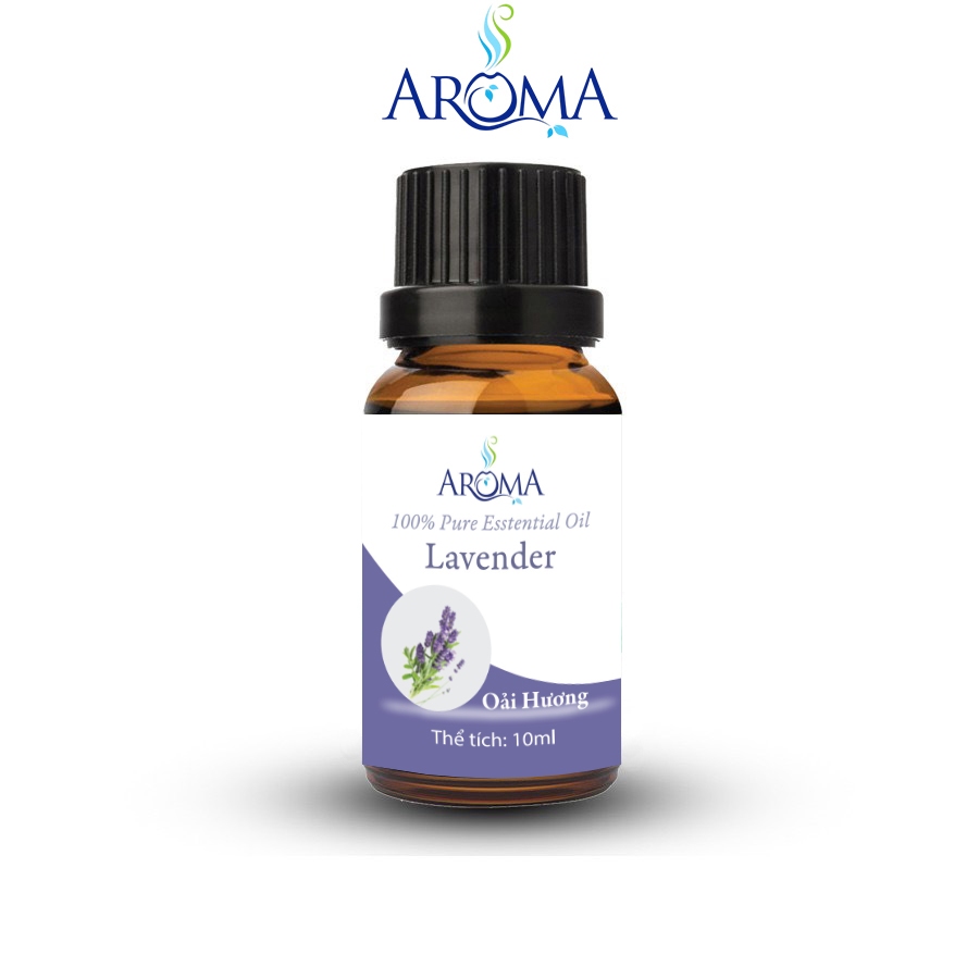 Tinh dầu Oải Hương Aroma Lavender 10ml nguyên chất từ thiên nhiên, Tinh dầu xông phòng, thơm phòng, ngủ ngon, thư giãn