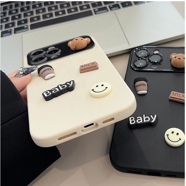 SẴN CHO IPHONE 15 - Ốp lưng cho iphone, ốp hình nổi siêu cute
