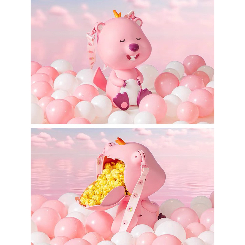 Bình nước / Hộp đựng bắp Loopy phim Pororo đáng yêu , dễ thương