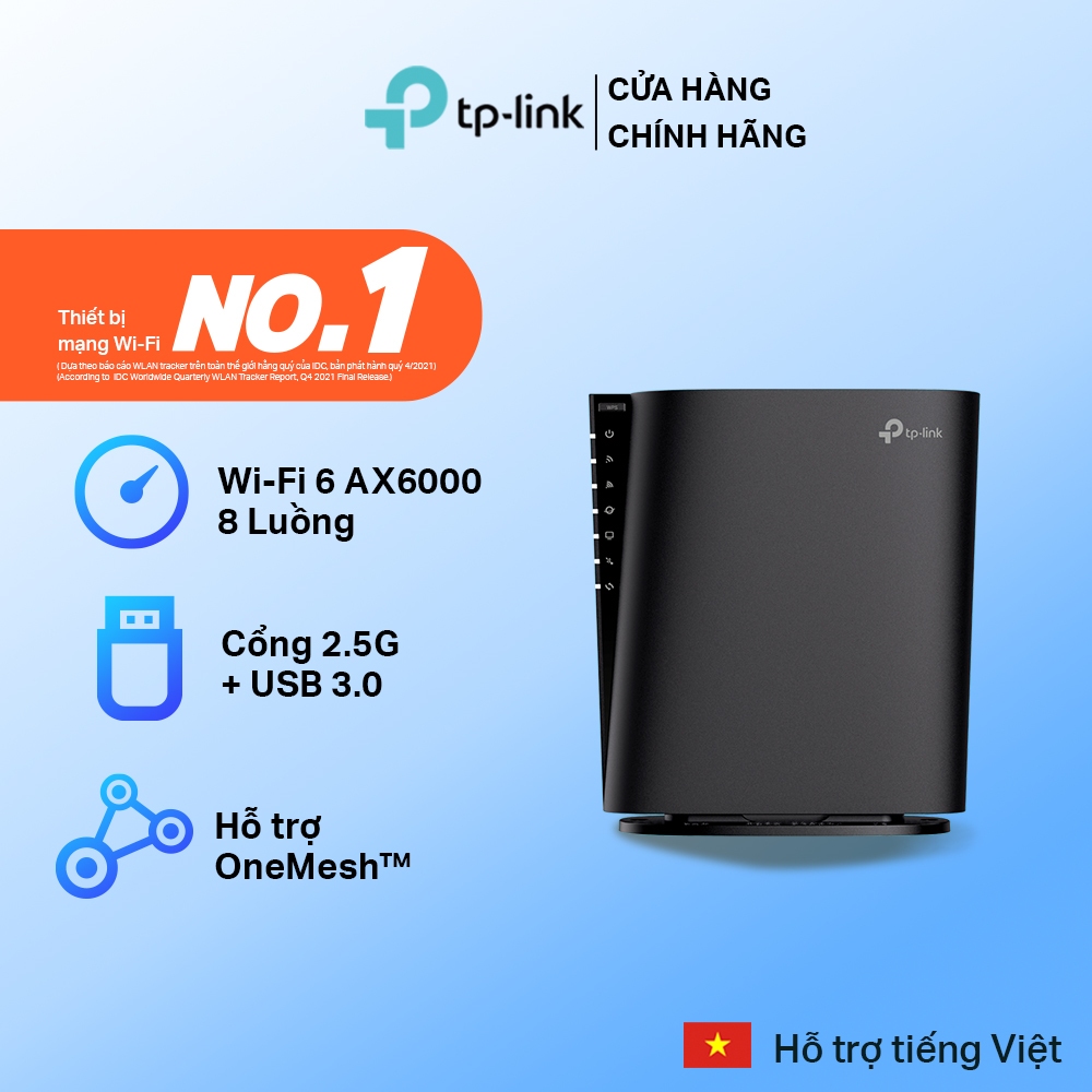 [Hỏa Tốc] Bộ Phát Wifi TP-Link Archer AX80 8 Luồng Với Cổng 2.5G AX6000