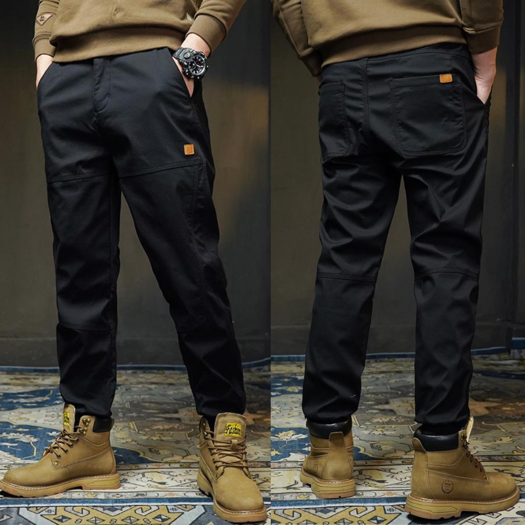 Quần Jogger nam nữ, quần kaki cao cấp nam nữ phong cách cao cấp co giãn có khoá kéo