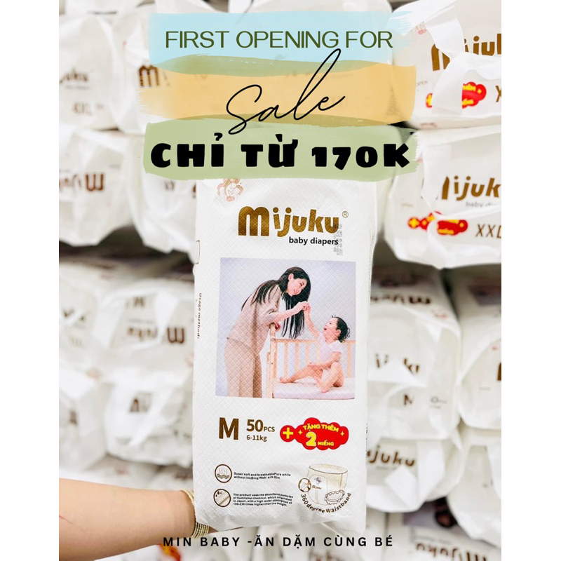 TÃ/BỈM QUẦN MIJUKU CHO BÉ ĐỦ SIZE