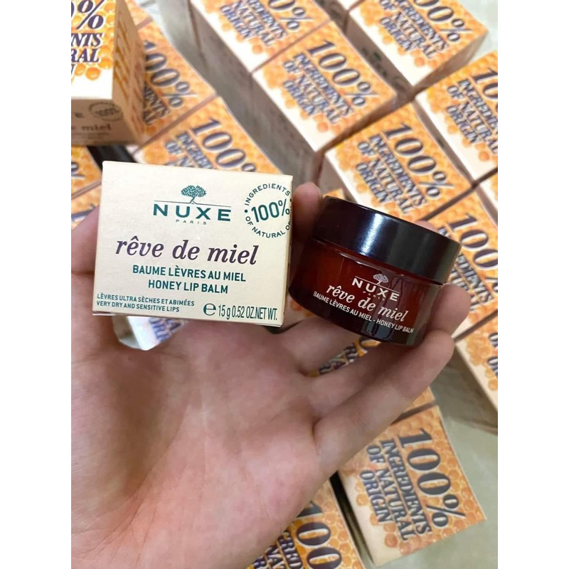 Dưỡng Môi NUXE REVE DE MIEL Mật Ong Mẫu Mới 15gr