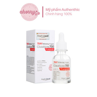 Tinh chất dưỡng Angel's Liquid Glutathione 700 V-Ampoule ( Tặng mút rửa mặt hoặc găng tay tẩy tế bào chết )