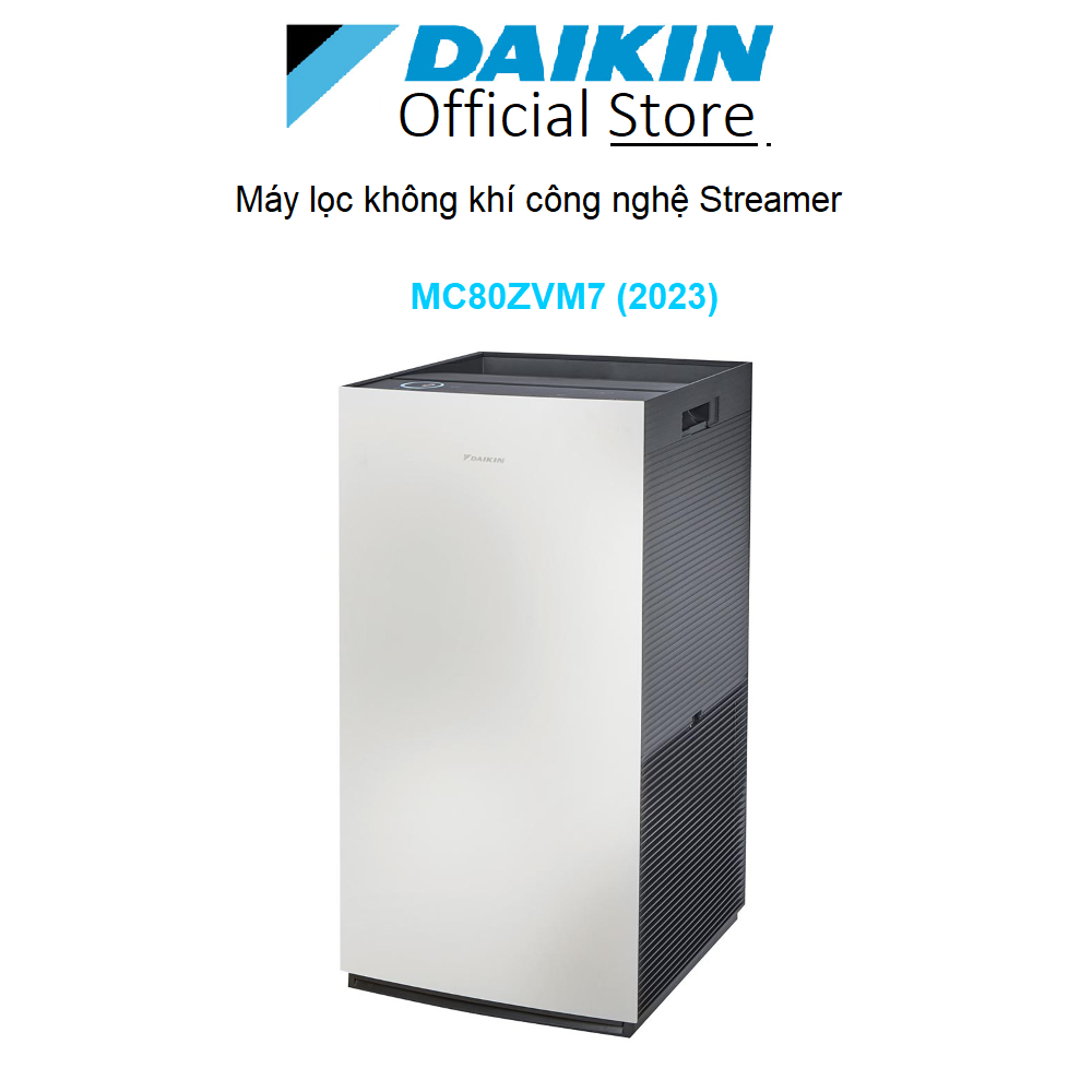 Máy lọc không khí Daikin MC80ZVM7 Diện tích lọc 62m2 - TWIN STREAMER - BỘ LỌC TAFU-HEPA