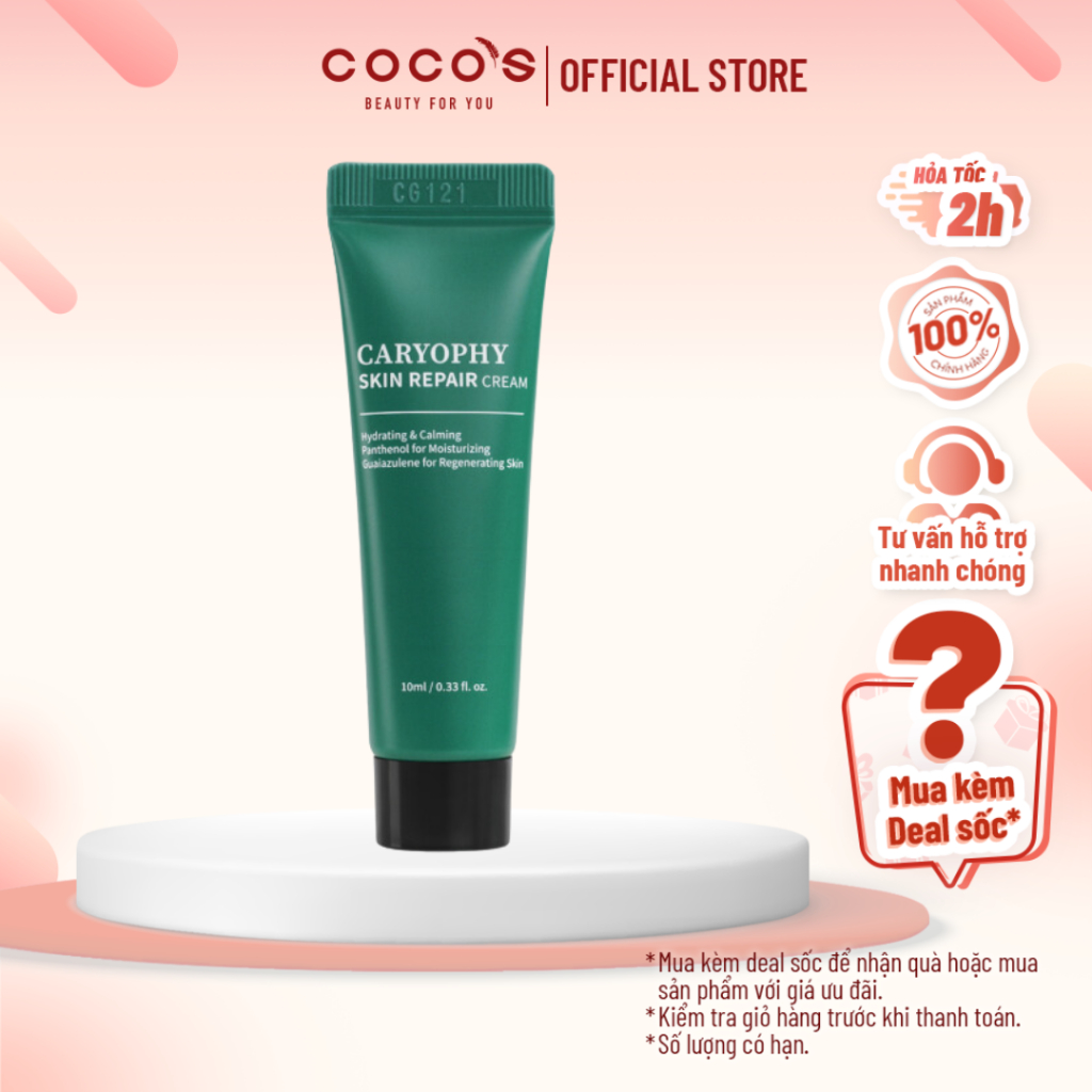 [MINISIZE] Kem Dưỡng Ẩm, Phục Hồi Da Nhạy Cảm Caryophy Skin Repair Cream 10ml