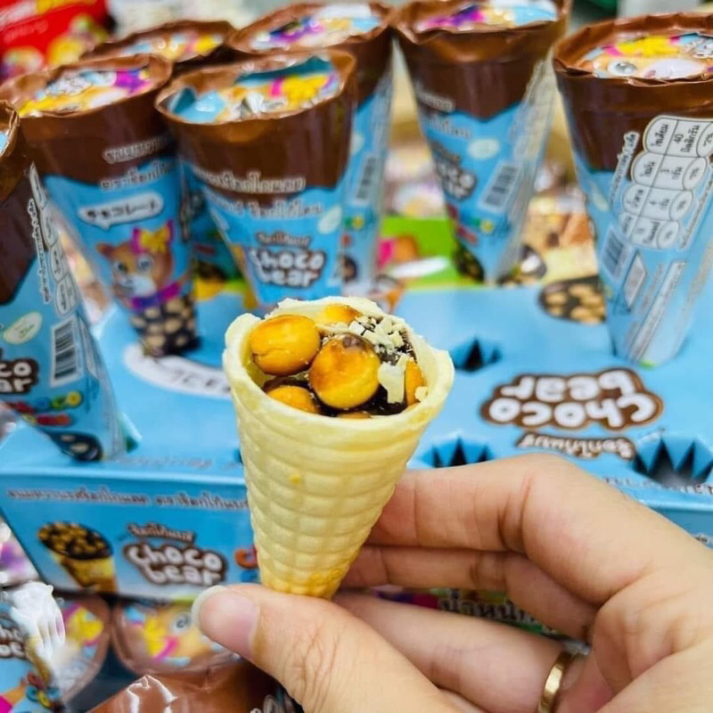 Bánh ốc quế Choco Bear Thái Lan 58k/ 1 hộp