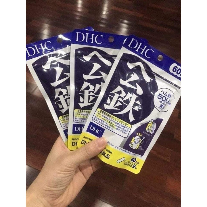 Viên uống DHC Sắt 60 ngày Nhật Bản - Gói 120 viên