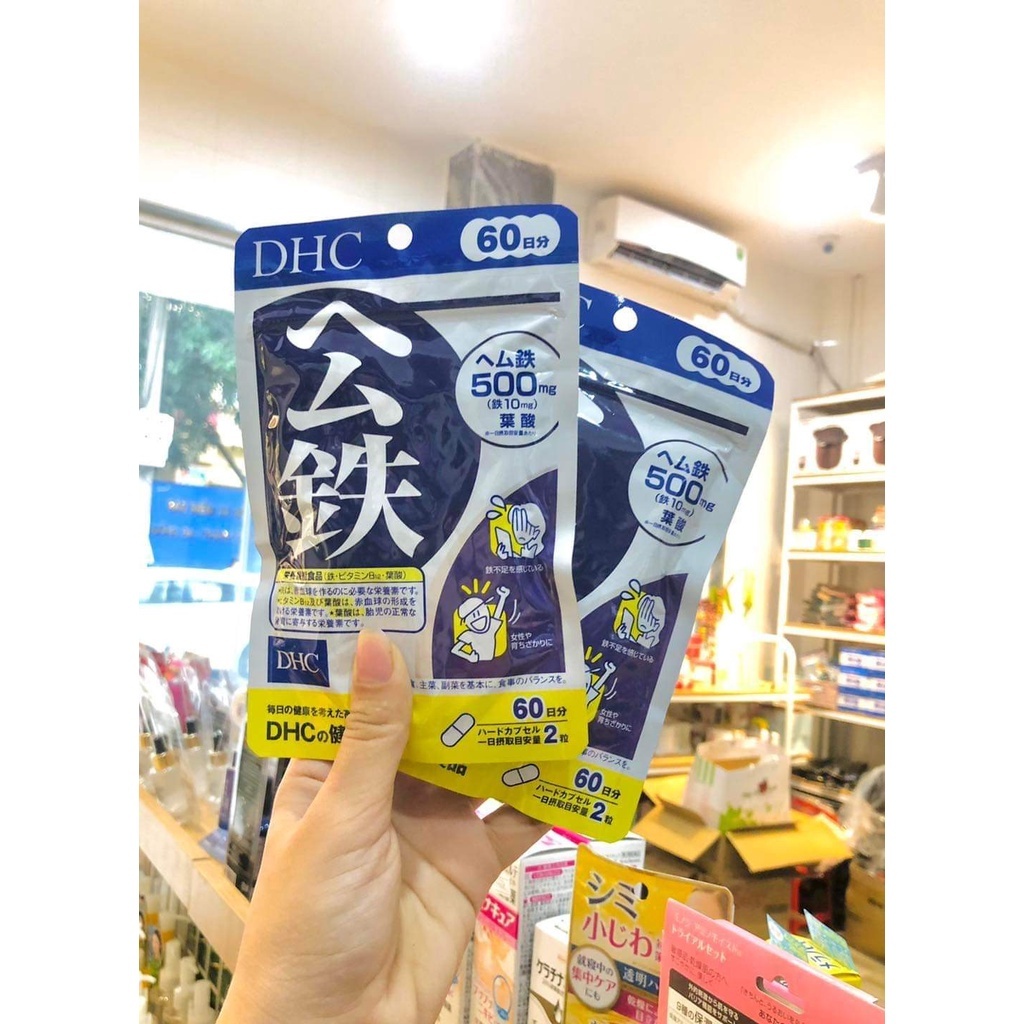 Viên uống DHC Sắt 60 ngày Nhật Bản - Gói 120 viên
