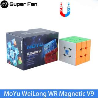 Rubik moyu weilong wrm v9 m magnetics 3x3 stickerless có nam châm cao cấp 2023