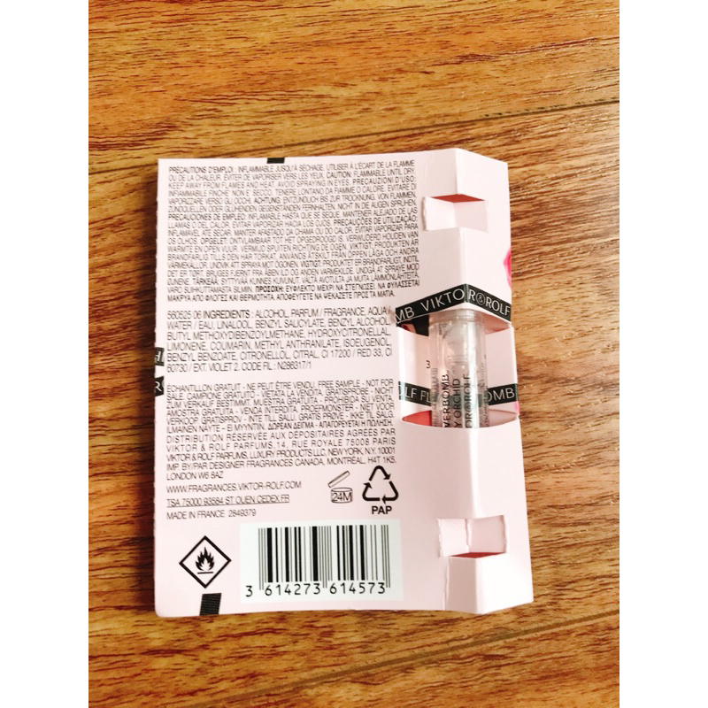 Vial nước hoa chính hãng Viktor&Rolf flowerbomb ruby orchild