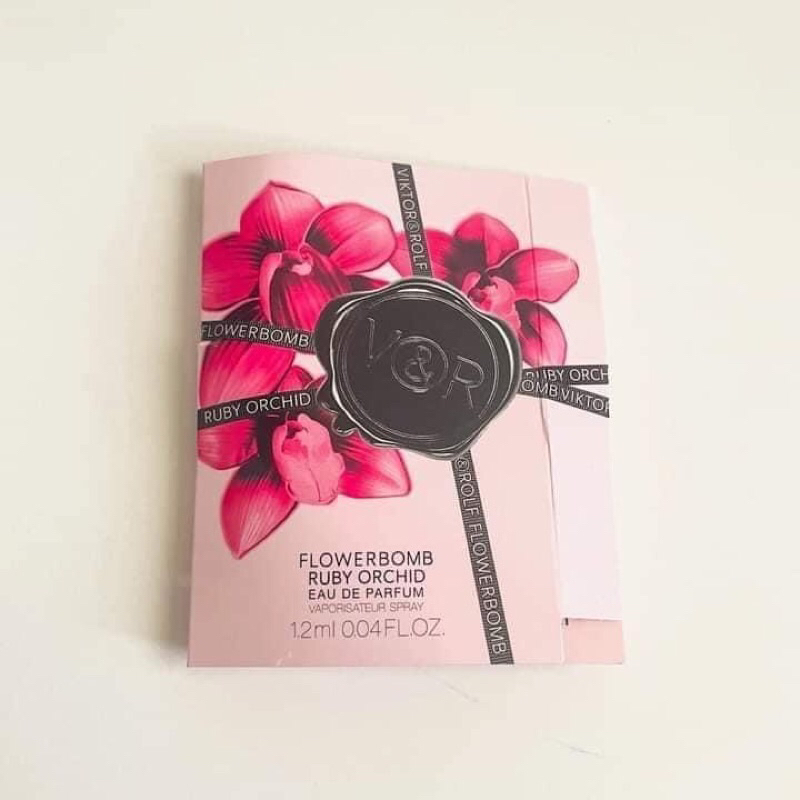 Vial nước hoa chính hãng Viktor&Rolf flowerbomb ruby orchild