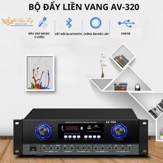  Đẩy liền vang công suất lớn GUNSSI AV-320 nghe nhạc hát karaoke cực đỉnh,chip chống hú,kết nối bluetooth cổng quang học 