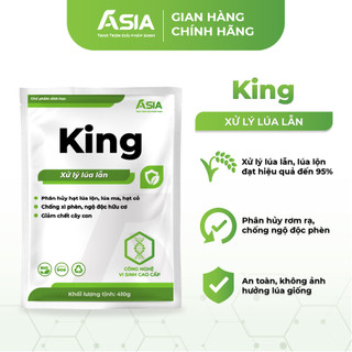 King xử lý lúa lộn, lúa ma, lúa 2 tầng chế phẩm sinh học asia 410g