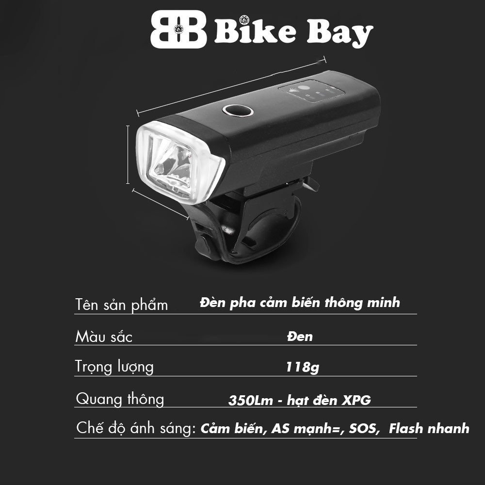 Đèn xe đạp, đèn xe đạp thể thao siêu sáng chống nước DP-05