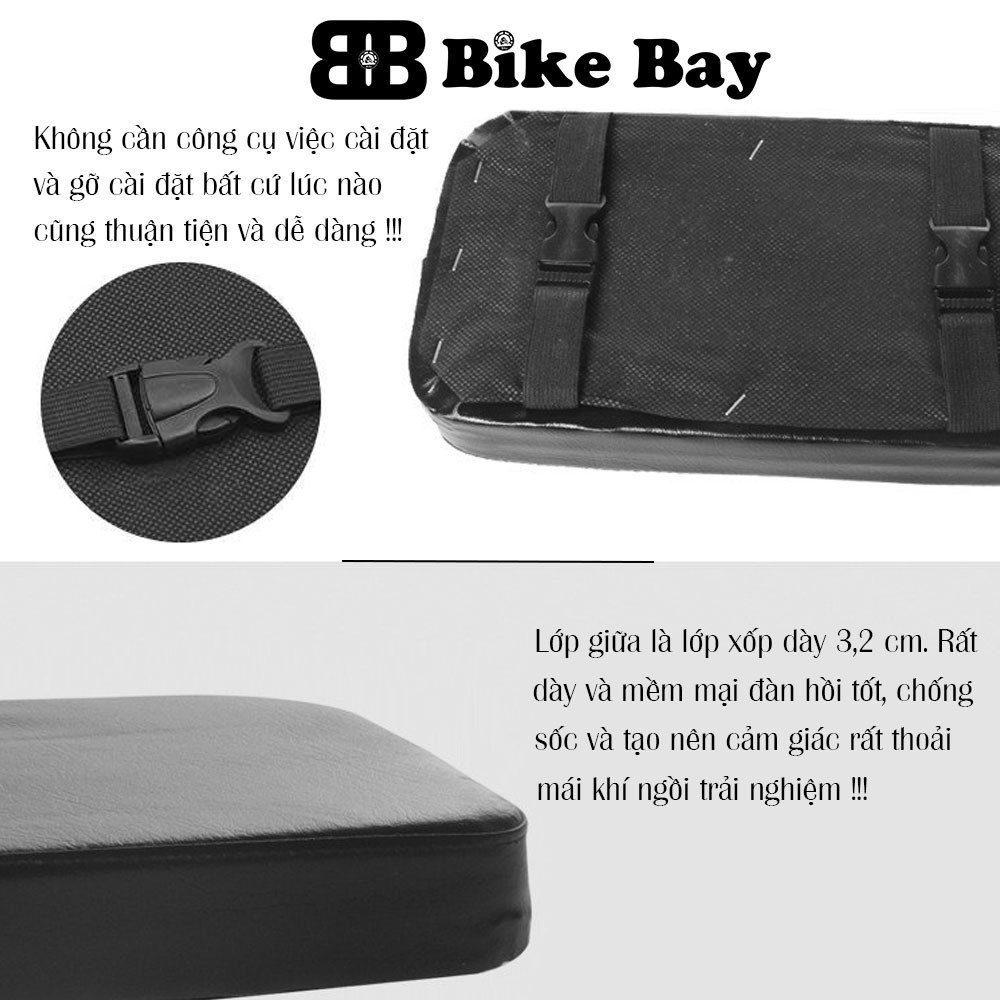 Đệm yên sau cho xe đạp thể thao, đệm yên sau HAPY siêu êm ái và chắc chắn YS001